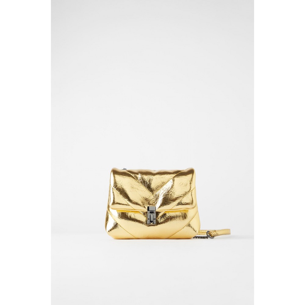 Zara Quilted Mini Crossbody Bag