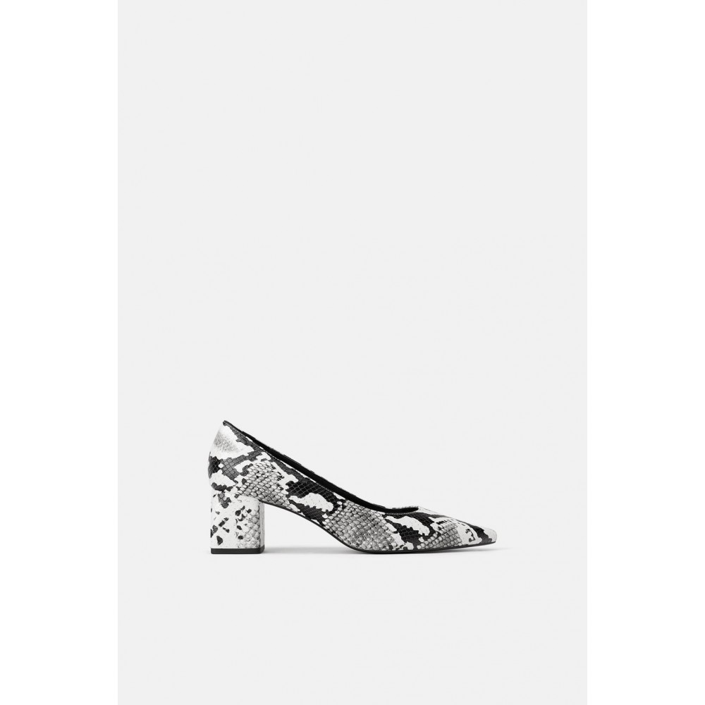 Zara Block-Heel Shoes