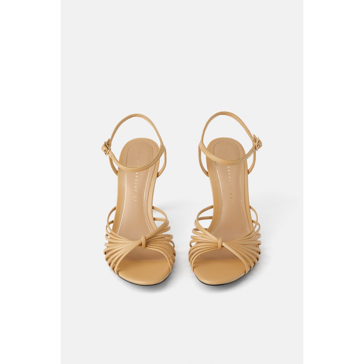 Zara High-Heel Sandals With Methacrylate Heels