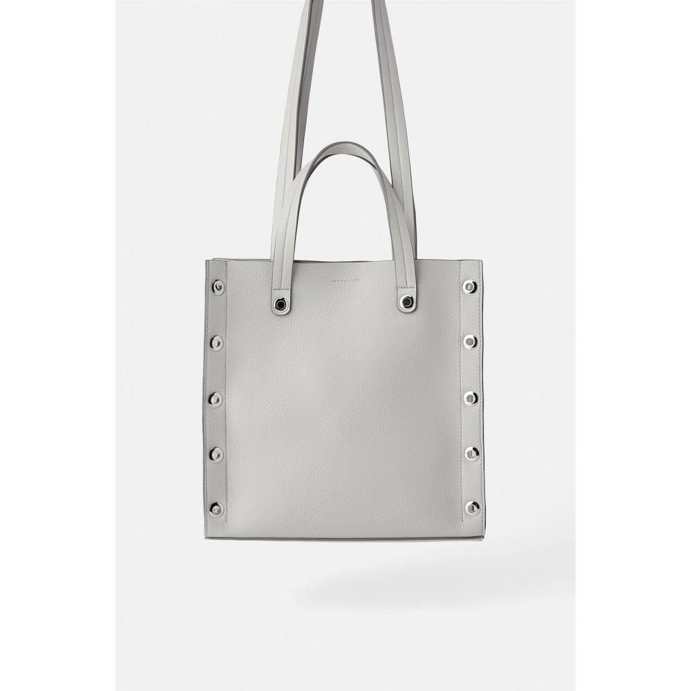 Zara Square Tote Bag with Eyelets