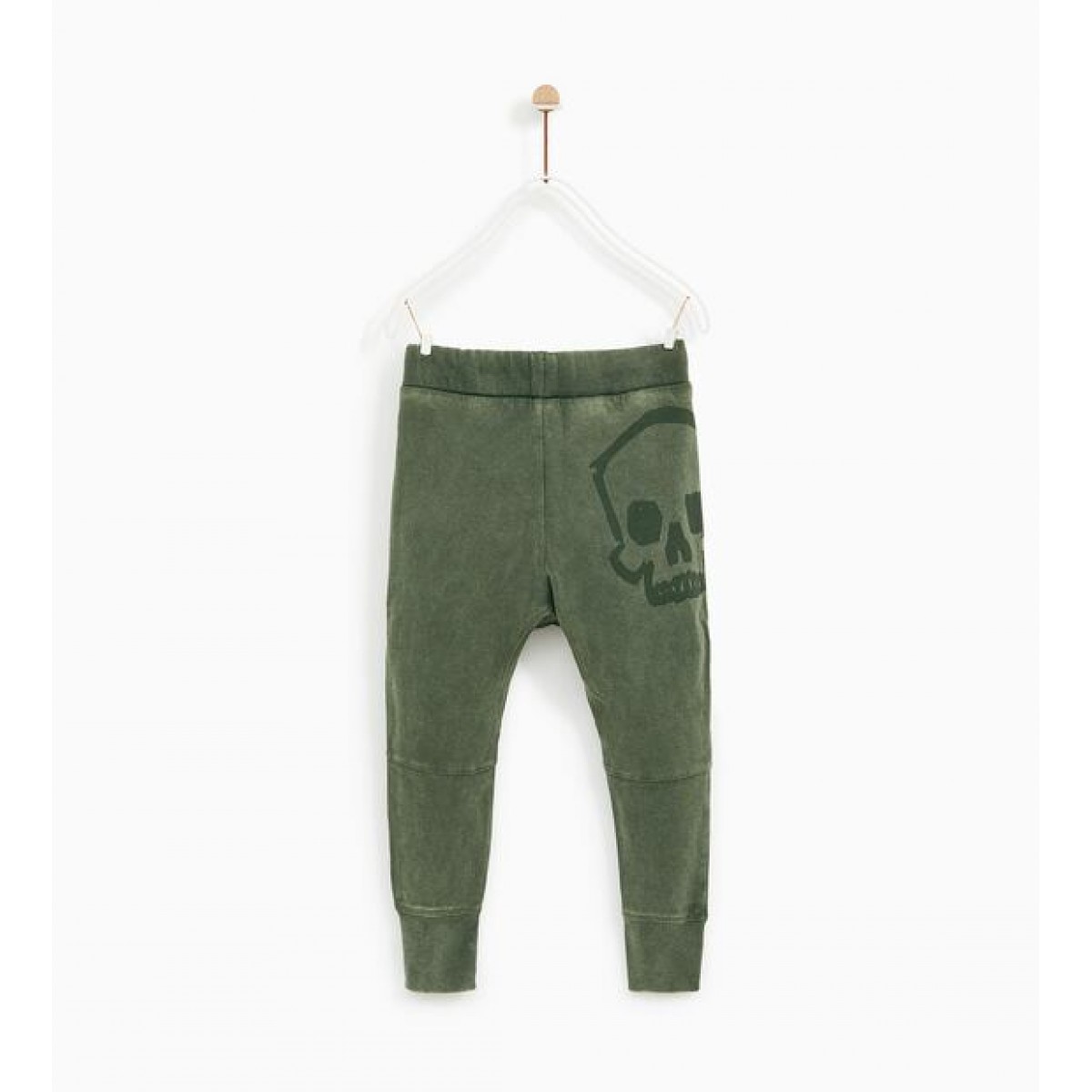 Zara Plush Jersey Skull Trousers