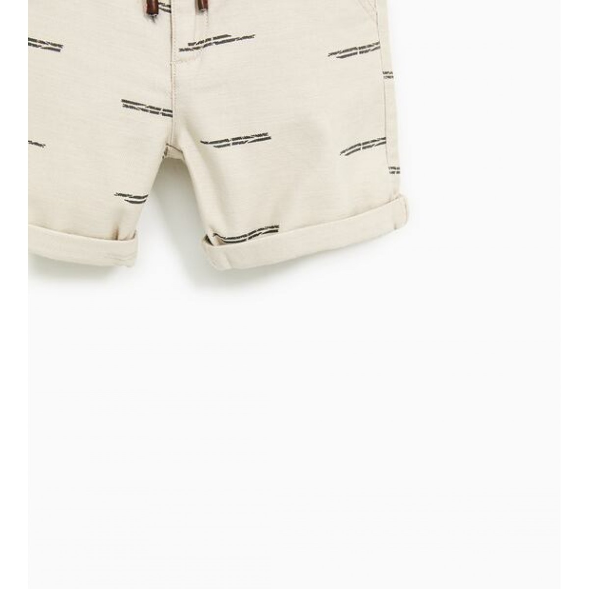 Zara Printed Bermuda Shorts