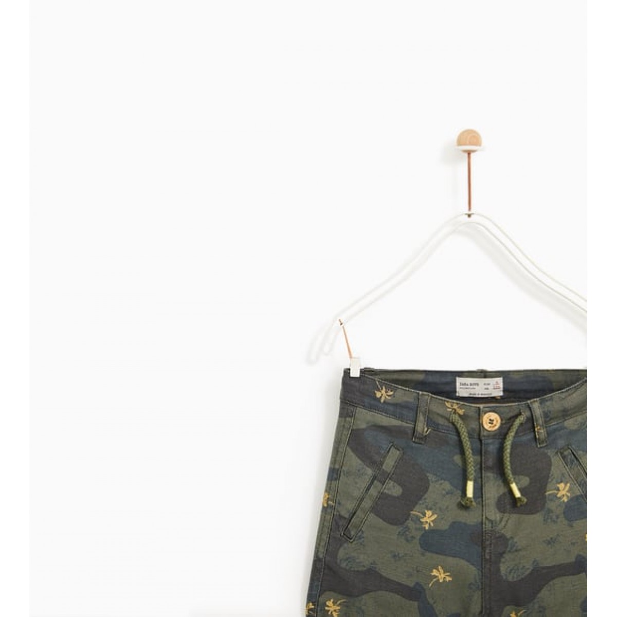 Zara Camouflage Bermuda Shorts