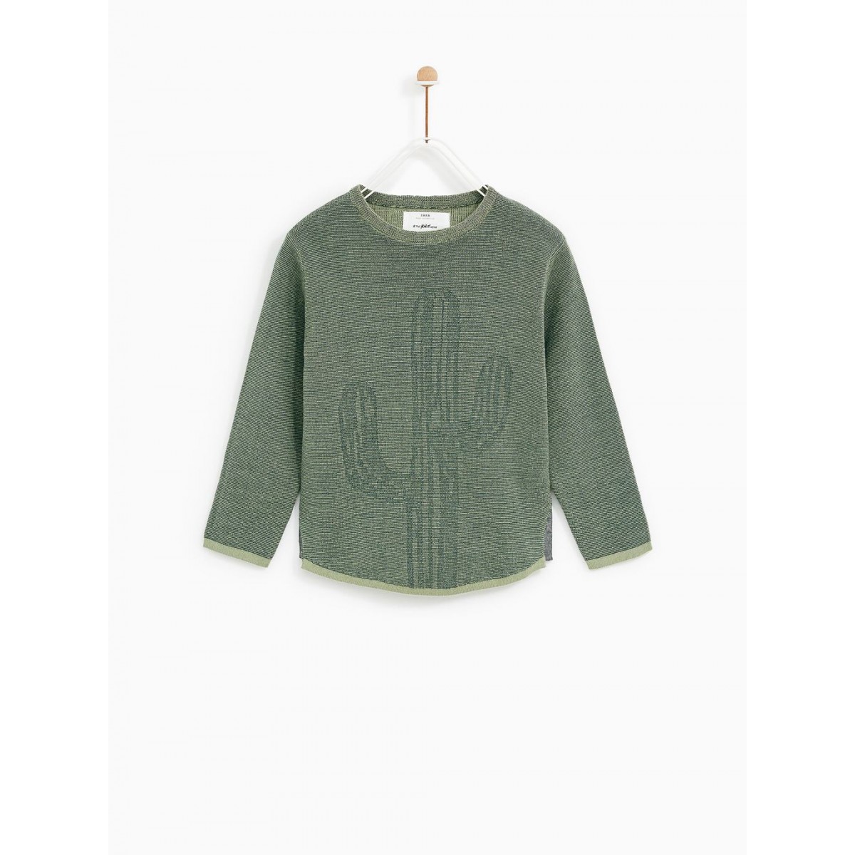 Zara Jacquard Cactus Sweater