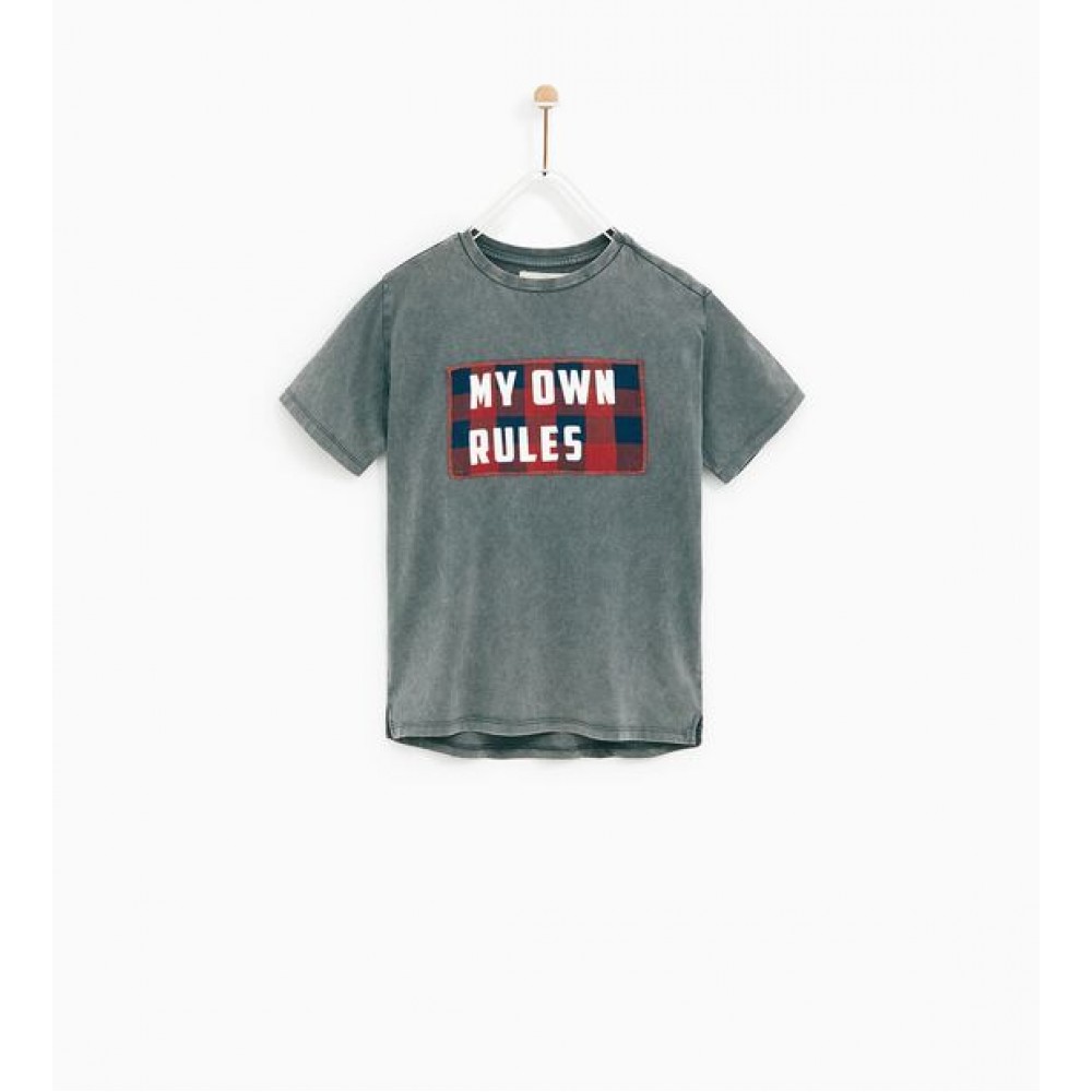 Zara Slogan T-Shirt