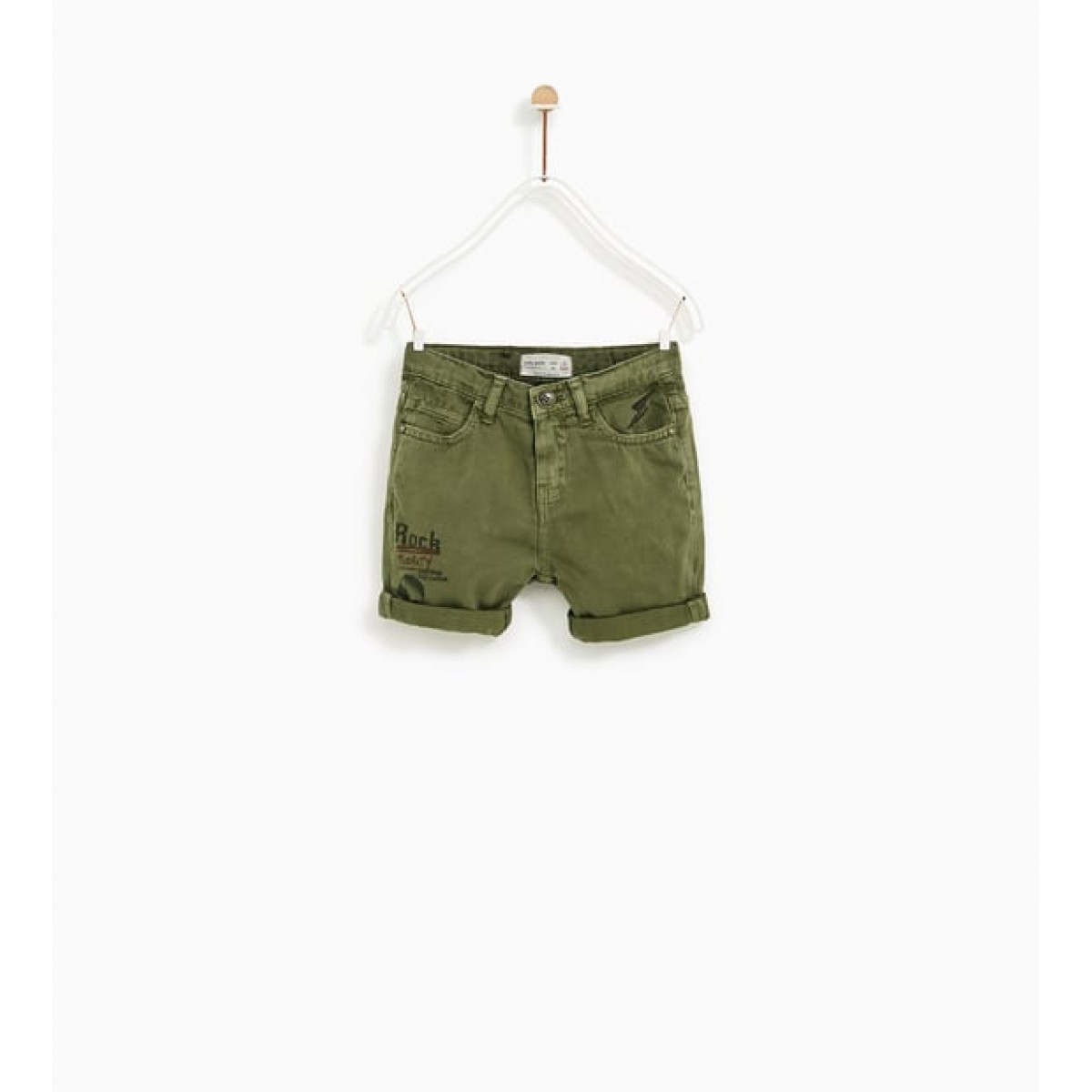 Zara ‘Rock’ Prints Bermuda Shorts