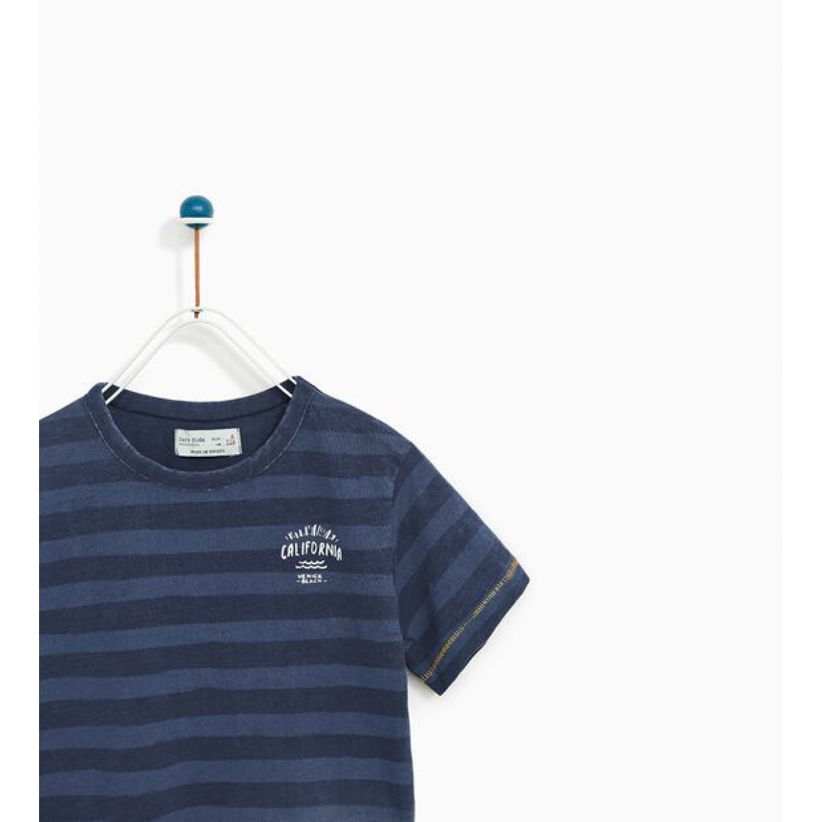 Zara Striped T-Shirt With Text