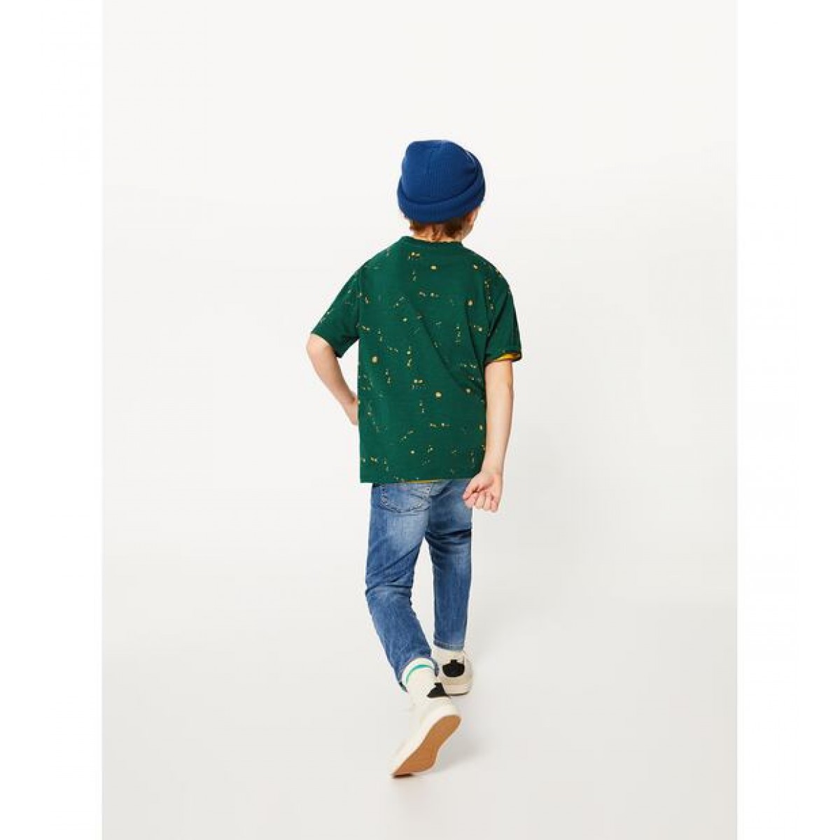 Zara Spotted T-Shirt With Patch