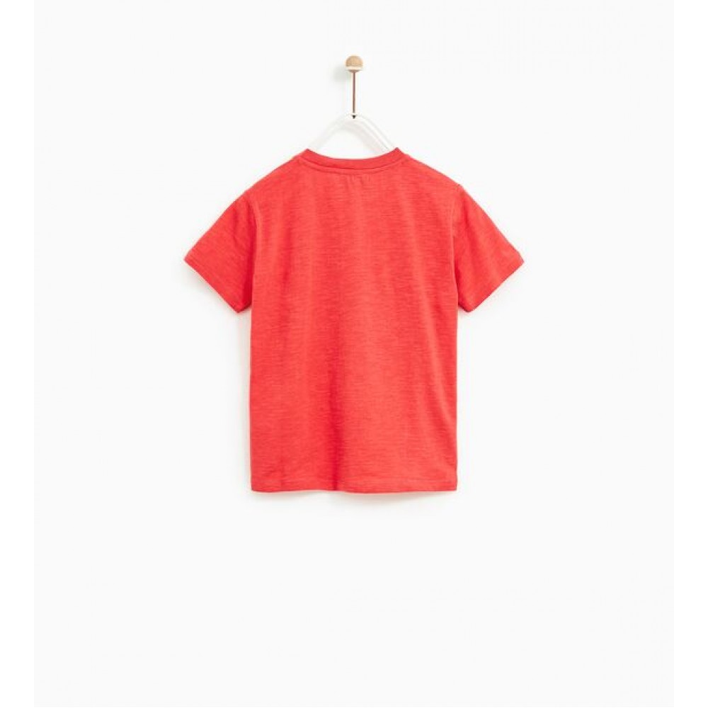 Zara ‘Let’s Go’ Print T-Shirt