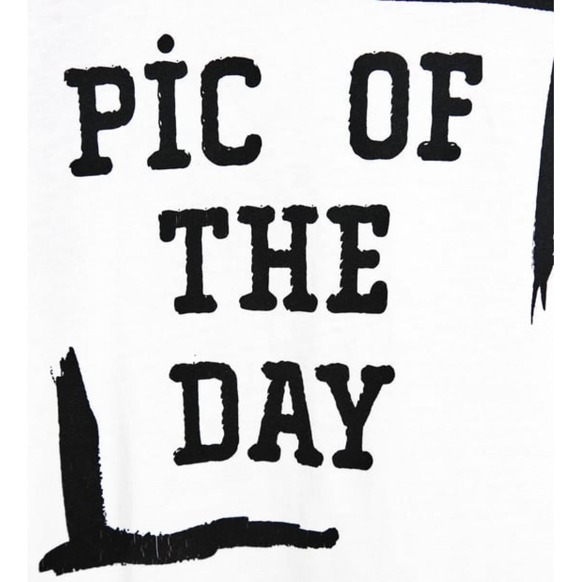 Zara Pic Of The Day’ Slogan T-Shirt