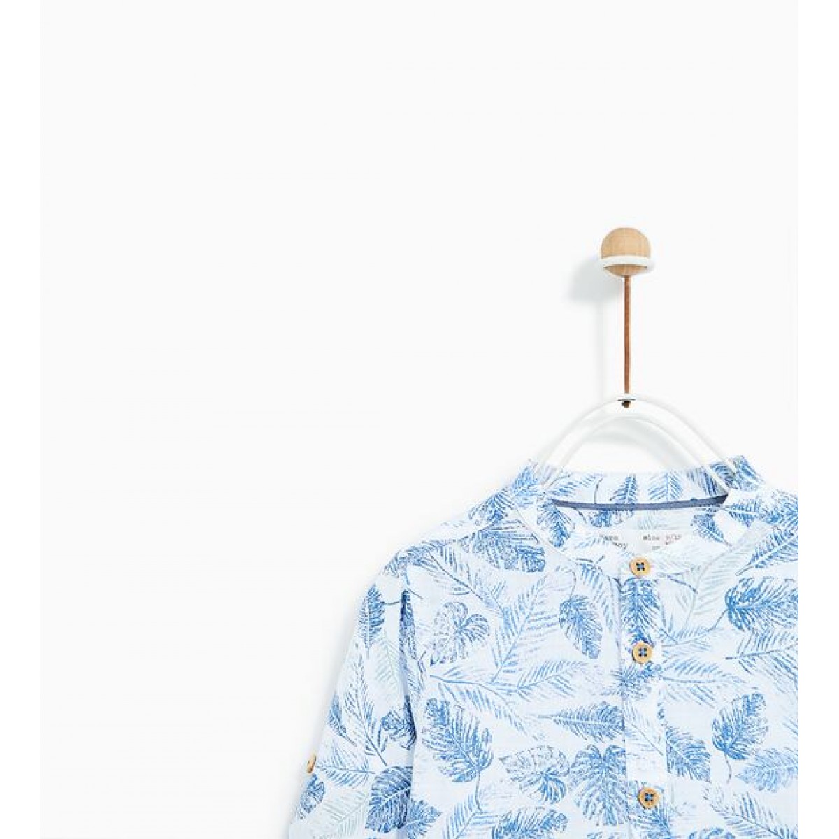 Zara Leaf Print Shirt