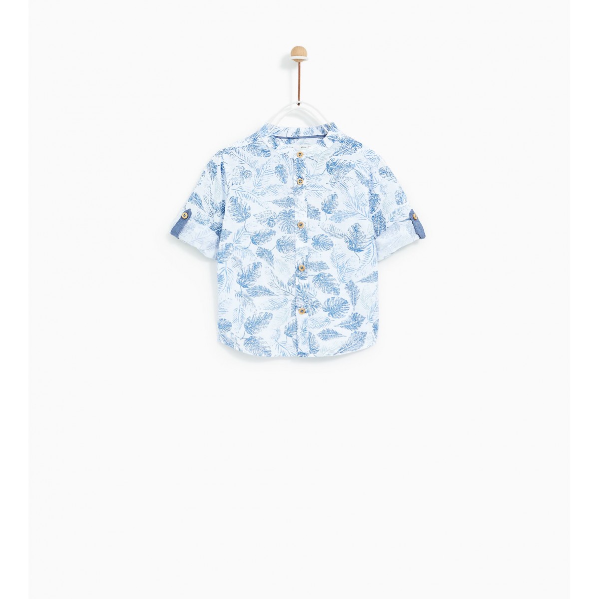 Zara Leaf Print Shirt