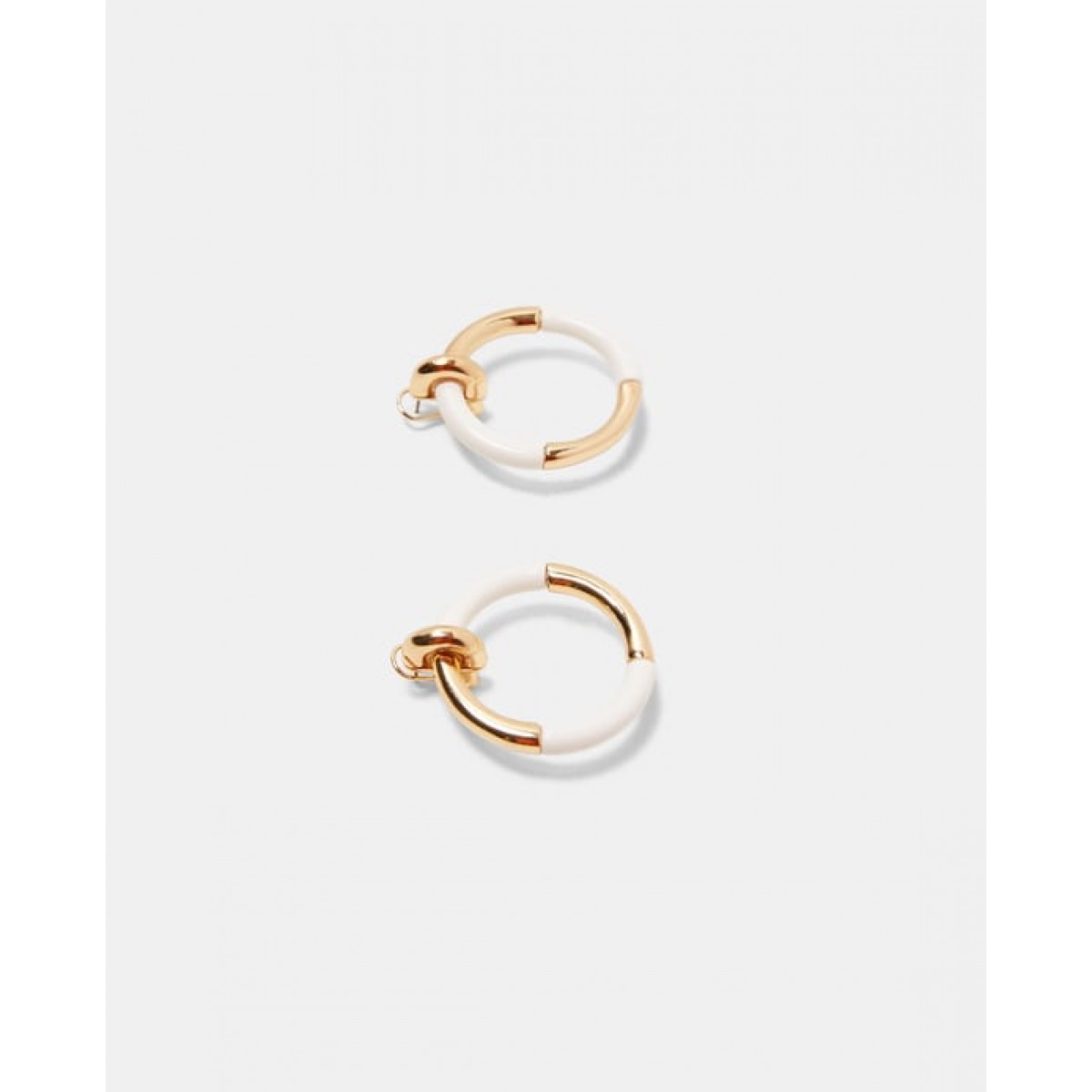 Zara Contrasting Hoop Earrings