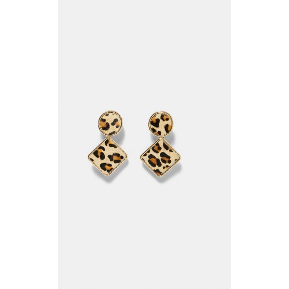 Zara Leopard Print Earrings