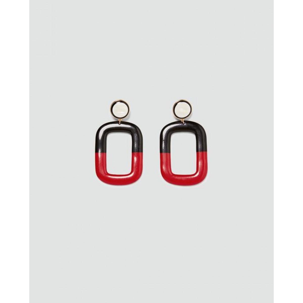 Zara Square Dangle Earrings