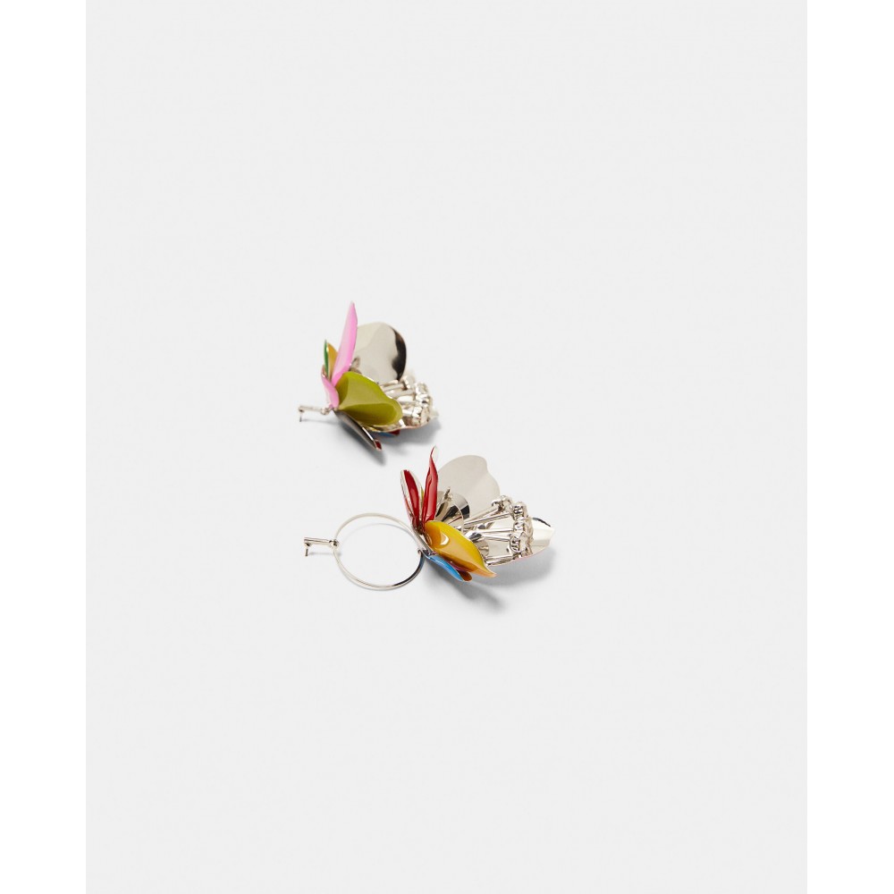 Zara Metallic Leaf Earrings