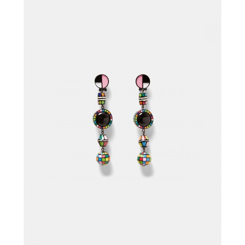 Zara Multicoloured Dangle Earrings