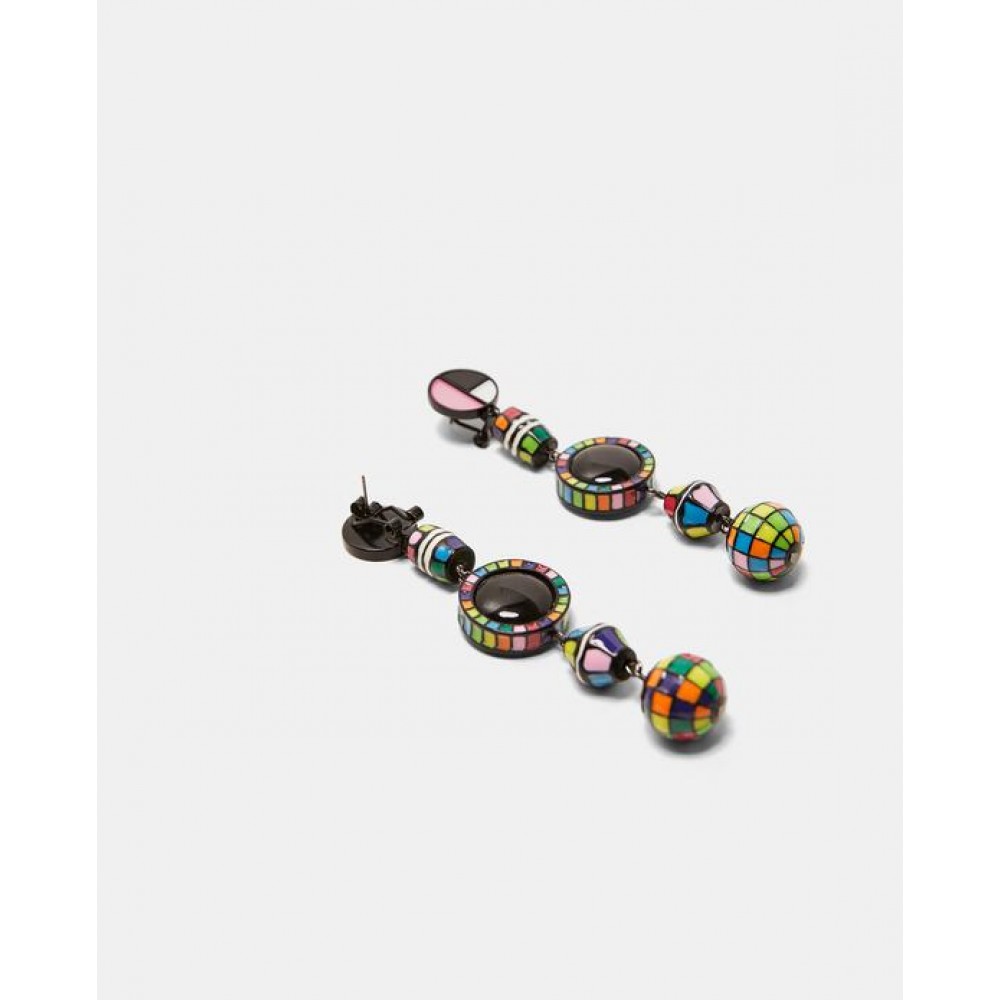 Zara Multicoloured Dangle Earrings