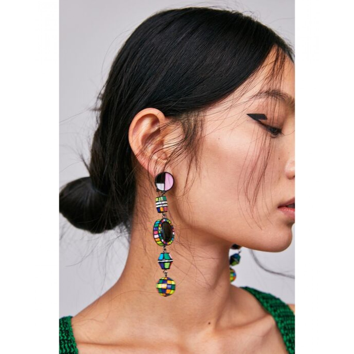 Zara Multicoloured Dangle Earrings