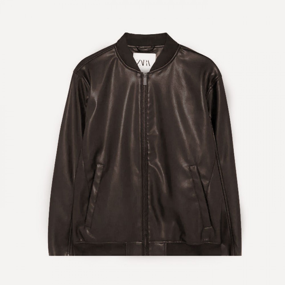 Zara Men's Leather Jacket